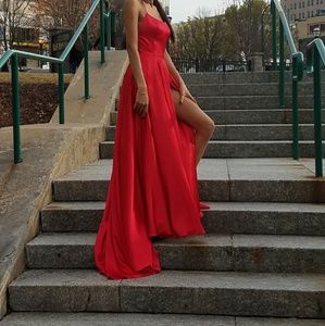 Sherri Hill Style 51631 red dress  size 0